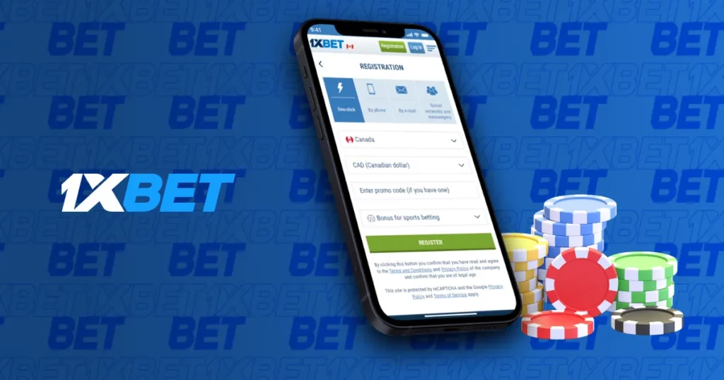 Registering an Account on 1XBet APP