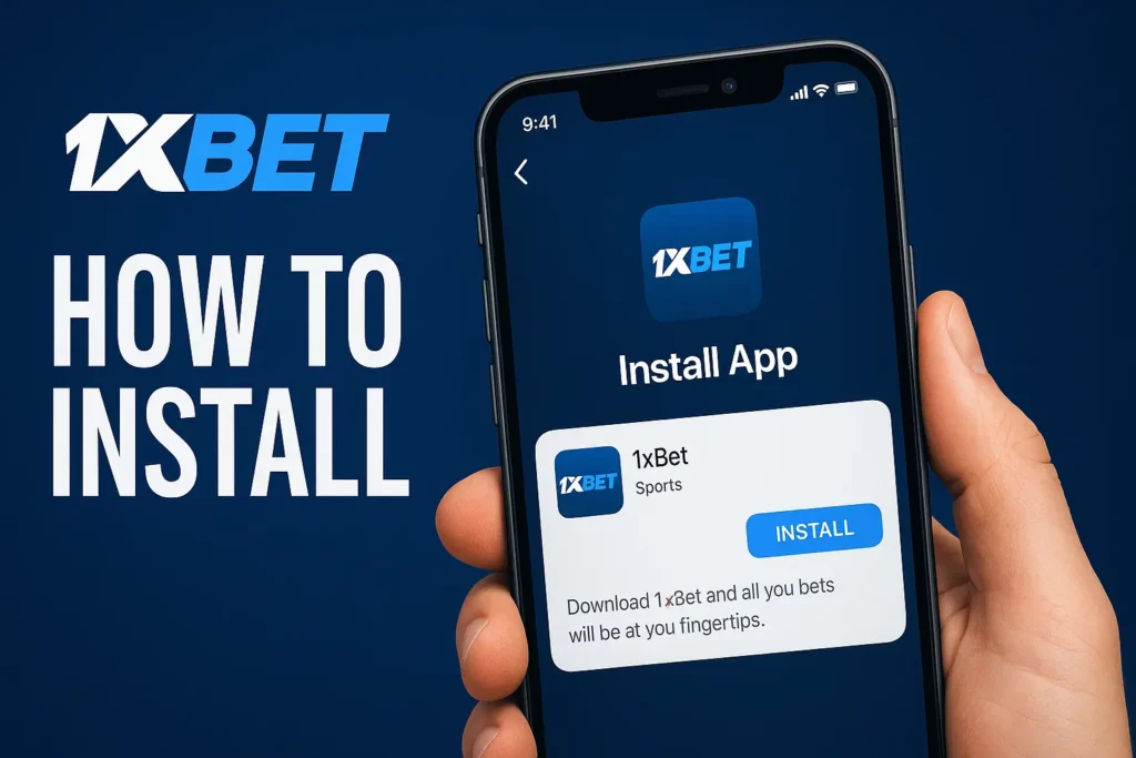 How to install 1xBet app on iOS