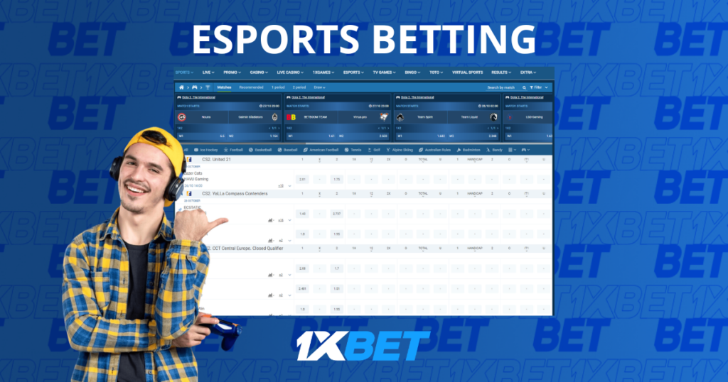 esports betting 1xbet