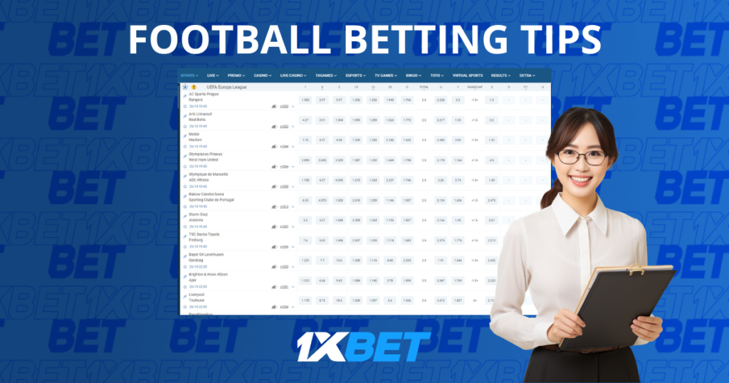 نصائح مراهنات كرة القدم من 1xBet